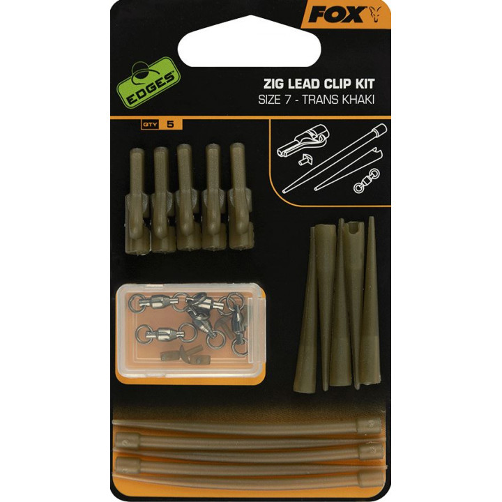 Набор для зиг рига Fox Zig Lead Clip Kit