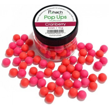 Puhach Baits Pop Ups 8mm Multicolor - Cranberry