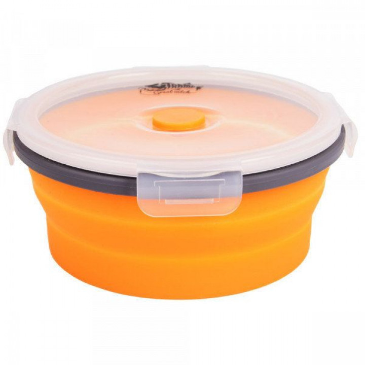 Контейнер Tramp складной силиконовый с крышкой защелкой 550ml
