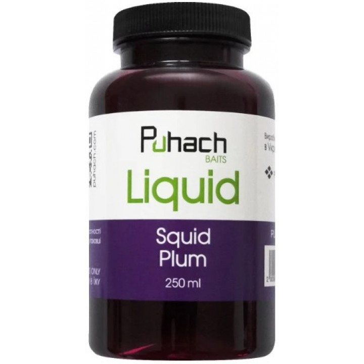 Ліквід Puhach Baits Liquid 250ml - Squid Plum