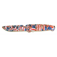 Нож Gambler Evolution 4" Bait Knife American Flag