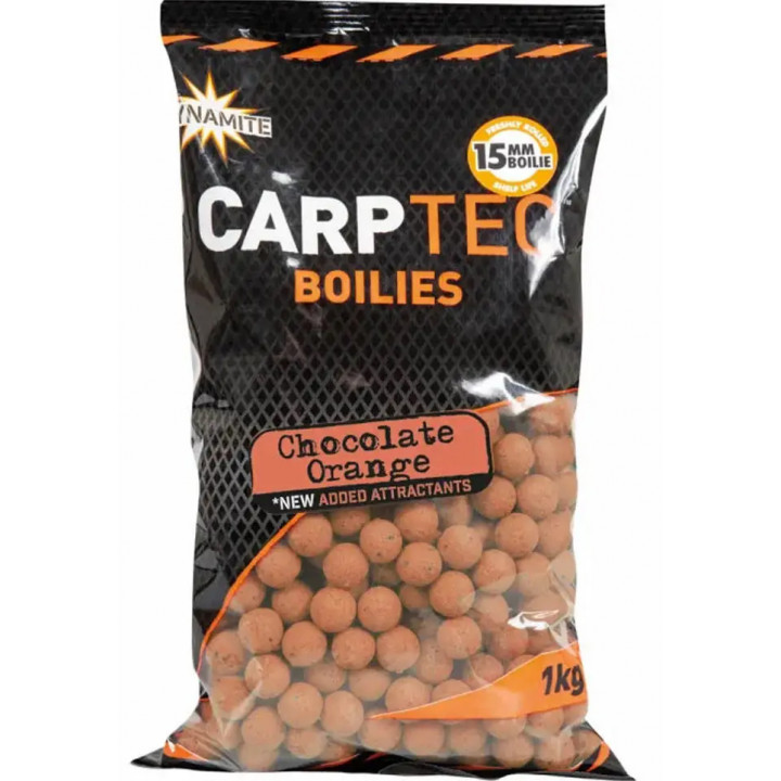 Бойлы Dynamite Baits Carp Tec Chocolate Orange 15mm 1kg