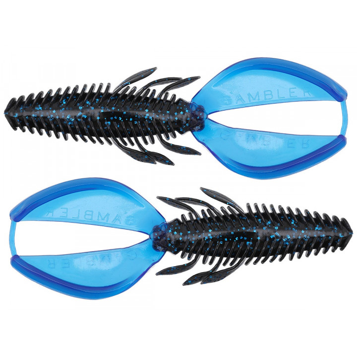 Силикон Gambler Stinger 5.25" Black Blue Blue Tail  1шт