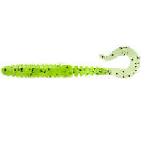 Силикон FishUp Vipo 4.3" (7шт)  #055 - Chartreuse/Black