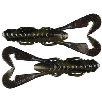 Силикон Gambler Burner Craw 4" Green Pumpkin Black Swirl 1шт