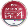 Шнур GC Mirrox PE X4 150м Multicolor (+Флюр 2m)