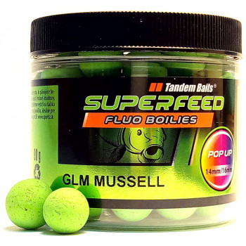 Бойли Tandem Baits SF Fluo Pop-Up 14mm/16mm Mix 90g GLM Mussell