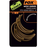 Адаптер для крючка Fox Edges Withy Curve Adaptor "Леньтяйка" Лоза Trans Khaki Hook 6-2
