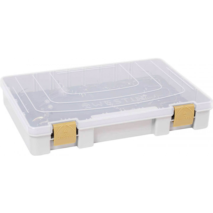 Коробка Westin W3 Rig Box 28x19,5x4,5cm Grey/Clear