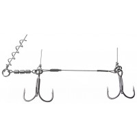 Стингер Daiwa Prorex Screw-In Shallow Rig L 20-30cm 31.7kg #3/0, #2/0 1pc