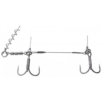 Стингер Daiwa Prorex Screw-In Shallow Rig L 20-30cm 31.7kg #3/0, #2/0 1pc