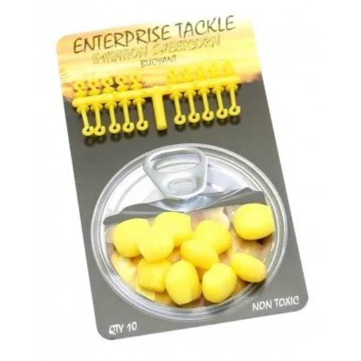 Искусственная кукуруза Enterprise Tackle Super Soft Sweetcorn Yellow - 2 Sizes plus Stops