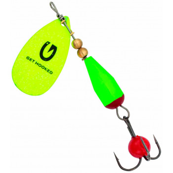 Блесна Kinetic Droopy 13g Yellow/Green