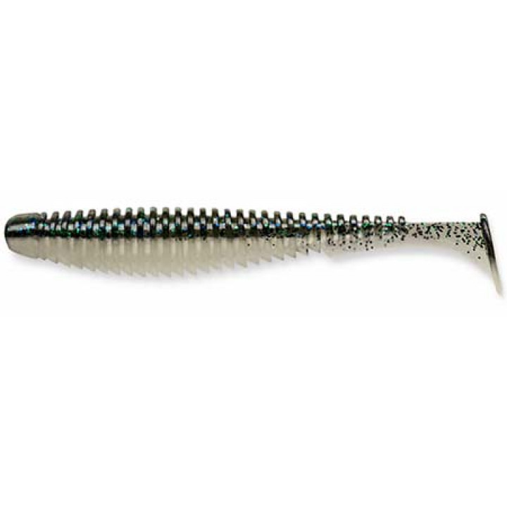 Силикон FishUp U-Shad 3.0" (9шт) #201 - Bluegill/Pearl