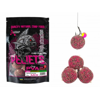 ПВА стіки Carptronik Lazy PVA Stick-Pellets Krill/Strawberry (Криль/Полуниця) 15шт