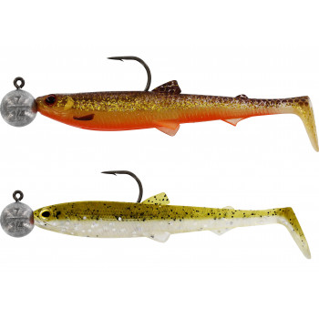 Силикон Westin BullTeez R 'N R  9.5cm 7g #4/0 Clear Water Mix 5 (2шт/уп)