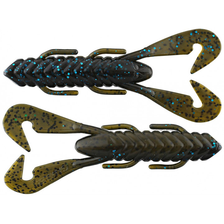 Силикон Gambler Burner Craw 4" Green Pumpkin Black Blue 1шт