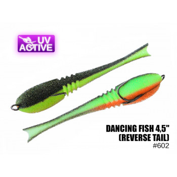 Поролоновая приманка ПрофМонтаж Dancing Fish (reverse tail) 4.5" 602