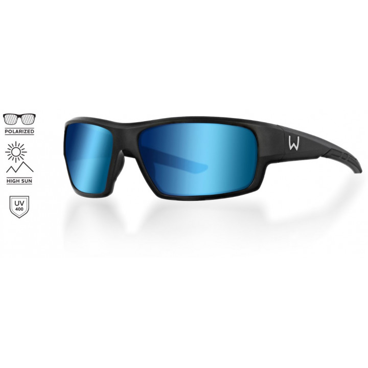 Очки Westin W6 Sport 10 Matte Black - LB Smoke LM Blue AR Blue