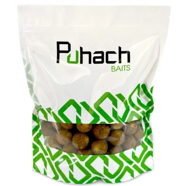Бойлы Puhach Baits Natural Line Shelf Life Boilies 1 kg - Sweetcorn 24mm (Сладкая кукуруза)