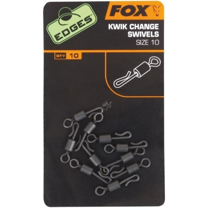 Вертлюг швидкознімний Fox Edges Kwik Change Swivels