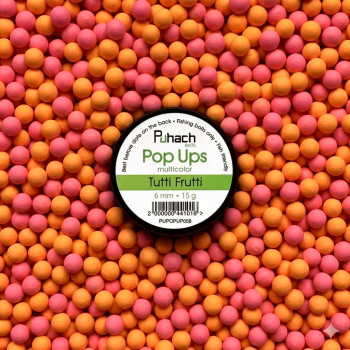 Бойли Puhach Baits Pop Ups 6mm Multicolor - Tutti-Frutti (Тутті-фрутті)