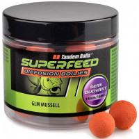 Бойли Tandem Baits Super Feed Diffusion Boilies 14mm/16mm Mix 90g GLM Mussell