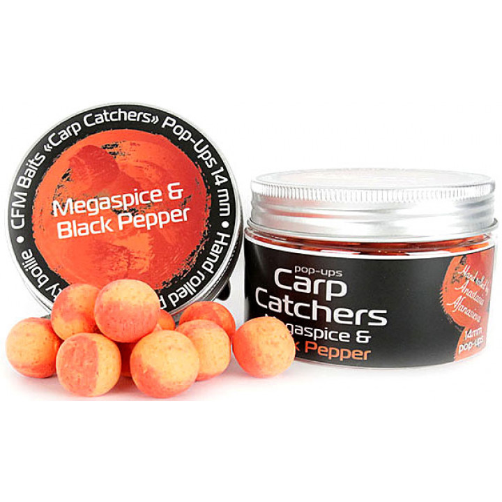Бойли Carp Catchers Pop-Up Megaspice&B;Pepper 14mm