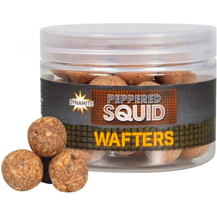 Бойлы Dynamite Baits Wafter Peppered Squid 15mm