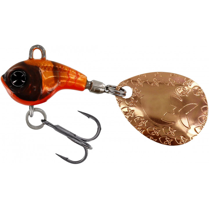 Тейл-спинер Westin DropBite Tungsten Spin Tail Jig 2.2cm 18g Fire Craw
