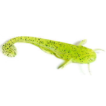 Силикон FishUp Catfish 3" 8шт #055 Chartreuse Black