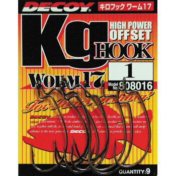 Крючок Decoy Worm17 Kg Hook #2 (9 шт/уп)