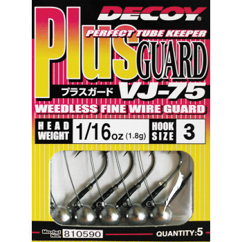 Джиг головка Decoy Plus Guard VJ-75 #3 0.9g (5 шт/уп)