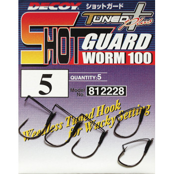 Гачок Decoy Shot Guard Worm 100 #5 (5 шт/уп)
