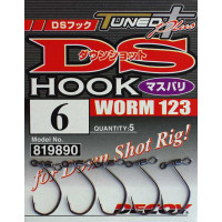 Гачок Decoy Worm123 DS Hook Masubari #4 (5 шт/уп)
