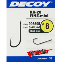 Гачок Decoy KR-28 Fine Mini #12 (18 шт/уп)