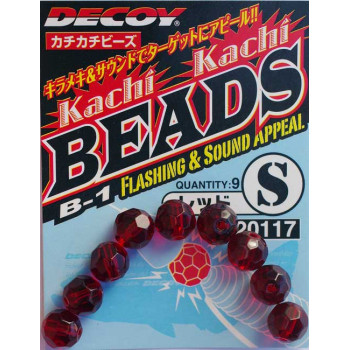Намистинка Decoy B-1 Kachi Kachi Beads clear S, 9шт