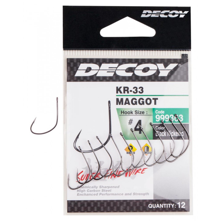 Гачок Decoy KR-33 Maggot #14 (16 шт/уп)