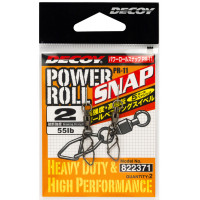 Вертлюжок із застібкою Decoy PR-11 Powerroll Snap #3 (2 шт/уп)