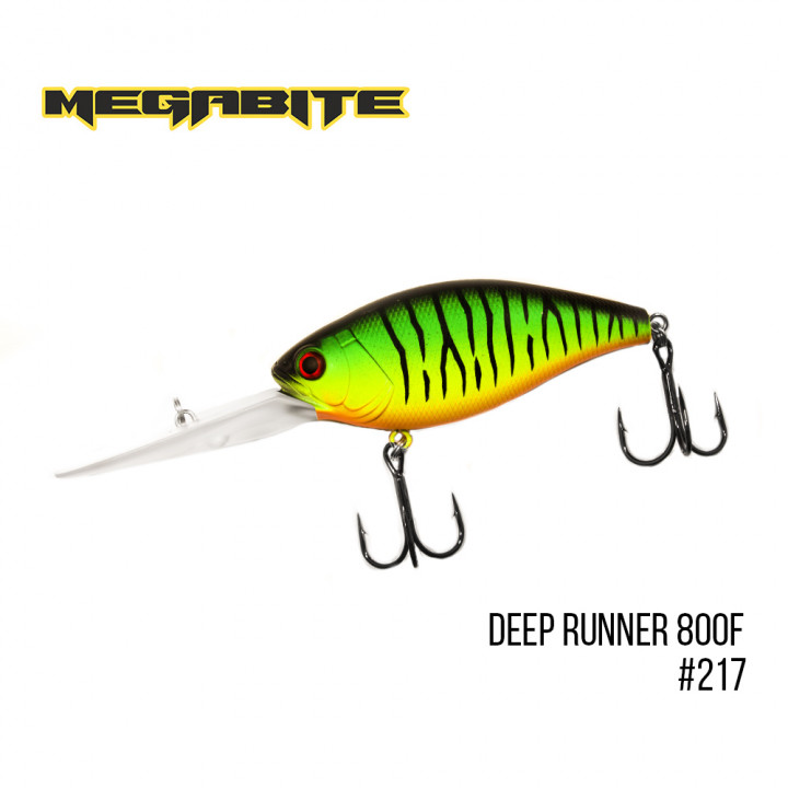 Воблер Megabite Deep Runner 80мм 38.7g до 8м 217