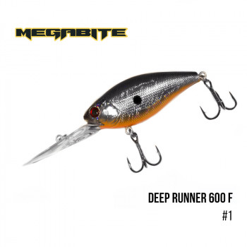 Воблер Megabite Deep Runner 80мм 26.7g до 6м 1