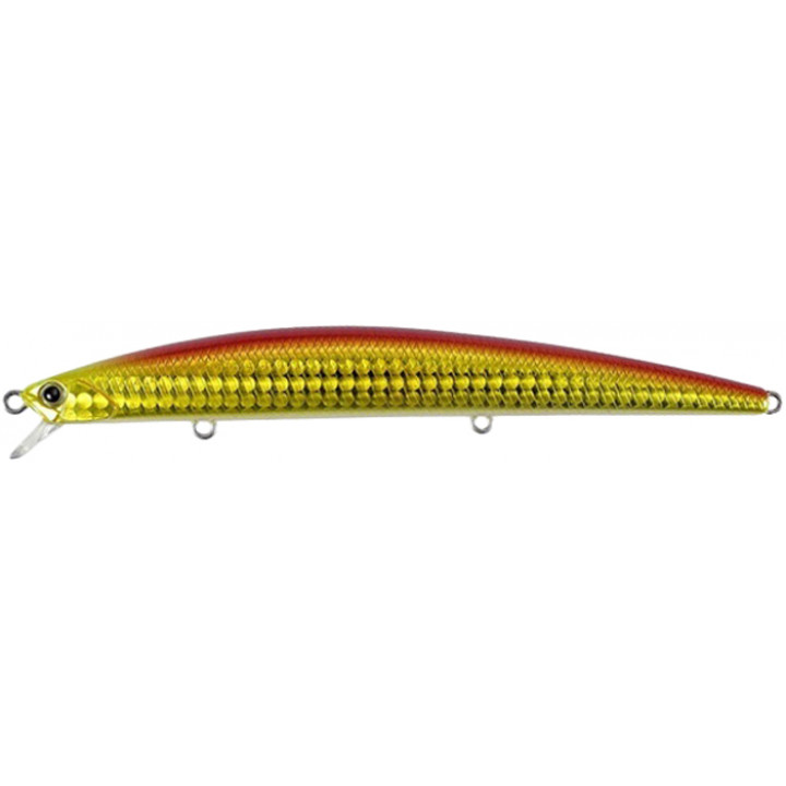 Воблер DUO Tide Minnow 125SLD-F 125mm 14.5g ABA0047 Chart Head Red Gold