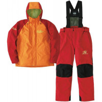 Костюм Ever Green Rain Suit EGRW-301 XL ц:оранжевый/красный