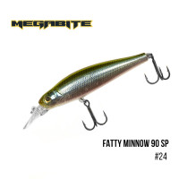 Воблер Megabite Fatty Minnow 90mm 15.8g до 1.3m 24