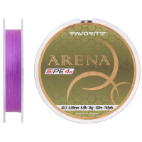 Шнур Favorite Arena PE 100m (purple) #0.3/0.09mm 6.5lb/3kg