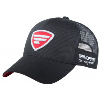 Кепка Favorite 1883 біло-червоне лого 58 ц:чорний