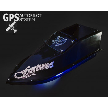 GPS (Maxi Cortex), Профессиональный кораблик Фортуна (15000 mAh) Черный