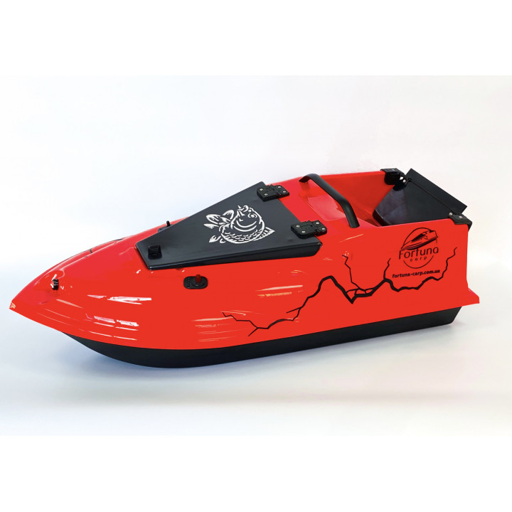 Кораблик для рыбалки Фурия Фюжн с GPS (V3_9+1) и Эхолотом Toslon TF520 Красный