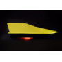 Кораблик для прикормки Фортуна (34000 mAh) з ехолотом Lucky 918 Желтый