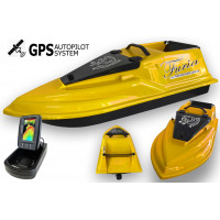GPS (MaxiCortex) Эхолот Toslon TF520 Кораблик для рыбалки Фурия Шторм Желтый